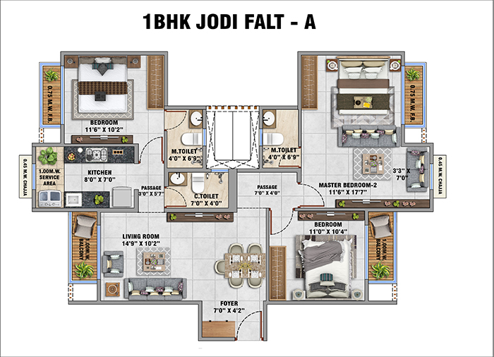 Vrindavan Global - Premium Plot