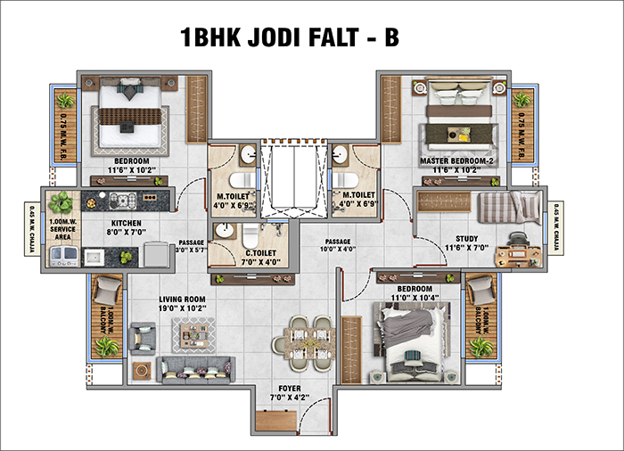 Vrindavan Global - Master Layout